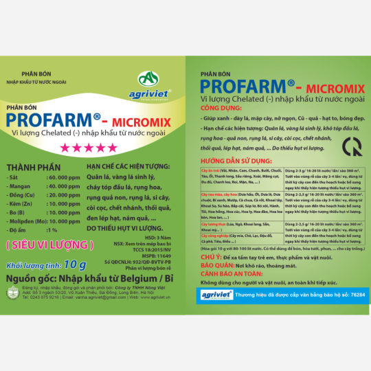 Phân bón Profarm - Micromix